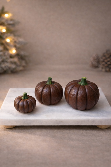 Dekoratif 3 Boy Beton Balkabağı